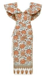 Art de Vivre Floral Cotton Midi Dress by Johanna Ortiz at Moda Operandi