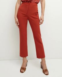 Arte Pant in Brick Red at Veronica Beard