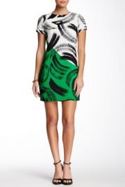 Artful Strokes Shift Dress Petite at Nordstrom Rack