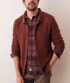 Arthur Sweater Button Down Marine Layer at Marine Layer
