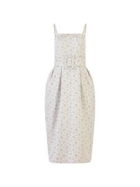 Artichoke Dress with Belt in Clementine at Farfetch