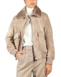 Artico Merinillo Shearling Bomber Jacket Bloomingdales at Bloomingdales