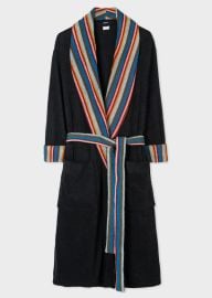 Artist stripe cotton robe at Paul Smith