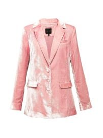 As By Df Fiona Velvet Boyfriend Blazer at Saks Fifth Avenue