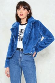 As Fur Usual Faux Fur Cropped Jacket by Nasty Gal at Nasty Gal