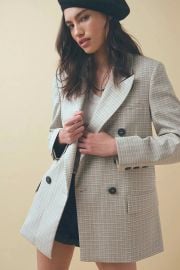 Ashby Plaid Blazer at Free People