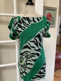 Asher Printed Crepe Dress at eBay