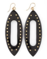 Ashley Pittman Kuacha Earrings Dark Horn at Neiman Marcus