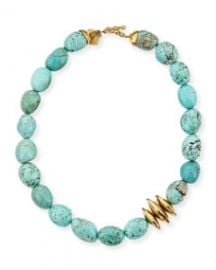 Ashley Pittman Yai Turquoise Necklace at Neiman Marcus