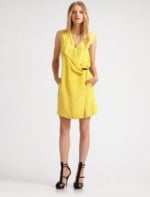 Ashleys yellow dress at Saks at Saks Fifth Avenue