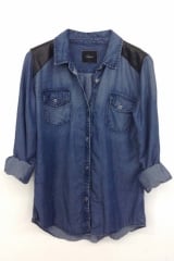 Ashlyn Denim Shirt by Rails at The Trend Boutique