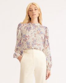 Ashlynn Floral Blouse at Veronica Beard