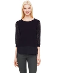 Asia Sweater in Black at Club Monaco