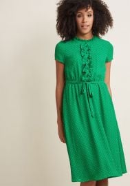 Asking for Ruffle Shirt Dress by Modcloth at Modcloth