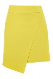 Assymetric Wrap Mini Skirt at Topshop