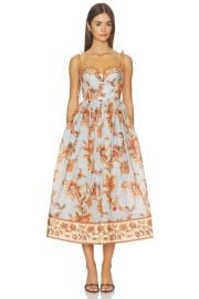 Aster Corset Midi Dress at Revolve