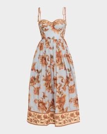 Aster Corset Midi Dress at Neiman Marcus