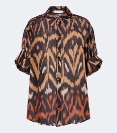 Aster printed silk habutai shirt at Mytheresa