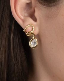 Asterales Floating Vine Post Earring- Gold at Alexis Bittar