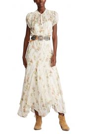 Astr Georgette Midi Dress at Nordstrom