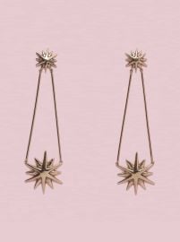 Astri Drop Earrings in Bronze at Madina Visconti
