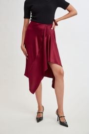 Asymmetric Hem Skirt Elie Tahari at Elie Tahari