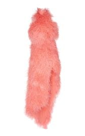 Asymmetric High-Neck Feather Dress  By The Attico at Moda Operandi