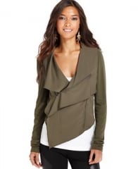 Asymmetric Knit Jacket at Macys