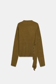 Asymmetric Knit Sweater at Zara