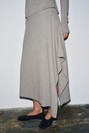 Asymmetric Midi Skirt at Zara