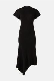 Asymmetric Mock Neck Midi Dress by Luxely Rent the Runway at Rent the Runway