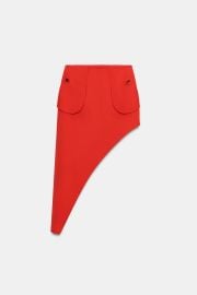 Asymmetric Pocket Skirt Zw Collection at Zara