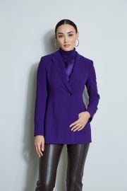 Asymmetric Single Button Blazer at Elie Tahari