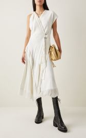 Asymmetric Textured Crepe Midi Dress By Proenza Schouler at Moda Operandi