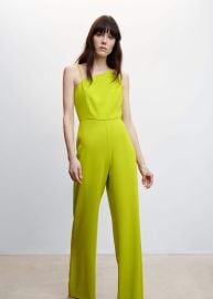 Asymmetric long jumpsuit - Women MANGO OUTLET USA at Mango Outlet