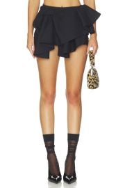 Asymmetrical Bow & Ruffle Skirt at Revolve