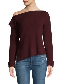 Asymmetrical Ribbed Pullover by Vince at Saks Off 5th