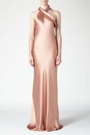 Asymmetrical Silk Bias Cut Dress by Galvan at Orchard Mile