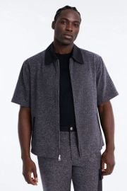 Atelier District Zip Up Shirt Fashion Nova at Fashion Nova