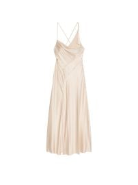 Atelier Victoria s Secret x Altuzarra Satin Bias Cut Dress in Marzipan at Victorias Secret