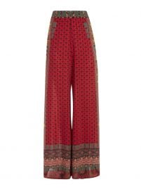 Athena Pattern Mix Wide Leg Pants by Alice  Olivia at Alice and Olivia