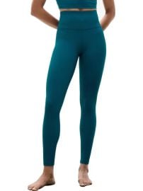 Athleta Elation Ultra High Rise Rib Legging in Coastal Teal at Athleta