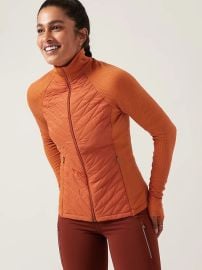 Athleta Flurry Force Insulated Primaloft Jacket in Orange at Athleta