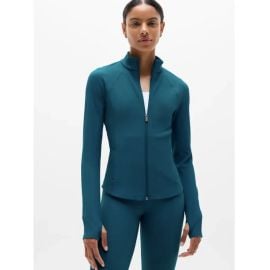 Athleta Salutation Jacket 2 0 in Coastal Teal at Athleta