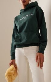 Athletic Club Cotton Hoodie By Sporty amp Rich at Moda Operandi