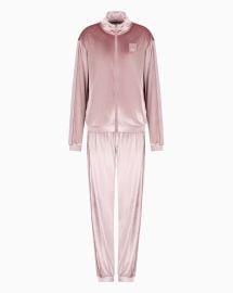 Athletic Velour technical-fabric tracksuit EA7 at Armani