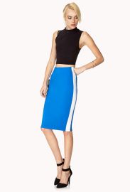 Athletic inspired pencil skirt at Forever 21