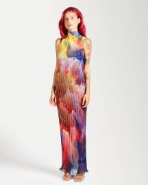 Atlantis Pleated Dress by Rafa Homme at Freesigners