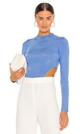 Atoir Home Run Bodysuit in Regatta Blue at Revolve