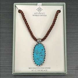 Atterri Jewelry Atterri Turquoise Pendant Necklace Poshmark at Poshmark